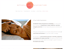 Tablet Screenshot of mitchellfamilyacupuncture.com